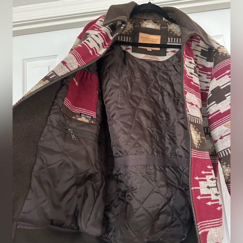 Powder River Outfitters Aztec Western Jacket Southwestern Coat size medium - Picture 6 of 11
